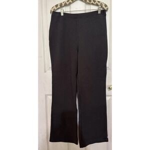 Modern Soul Women's Knit Boot-cut Pant Solid‎  Grey Size S Highwaist